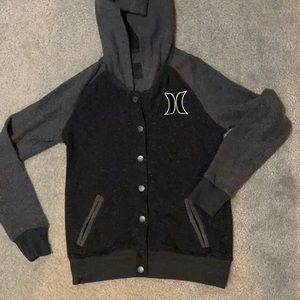 Hurley Button Down Sweatshirt